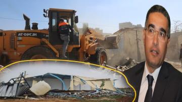 بعد دور الصفيح..الوالي "اليعقوبي" يشن حملة تطهير جديدة استهدفت عشرات المخازن والمستودعات والورشات العشوائية(صور)